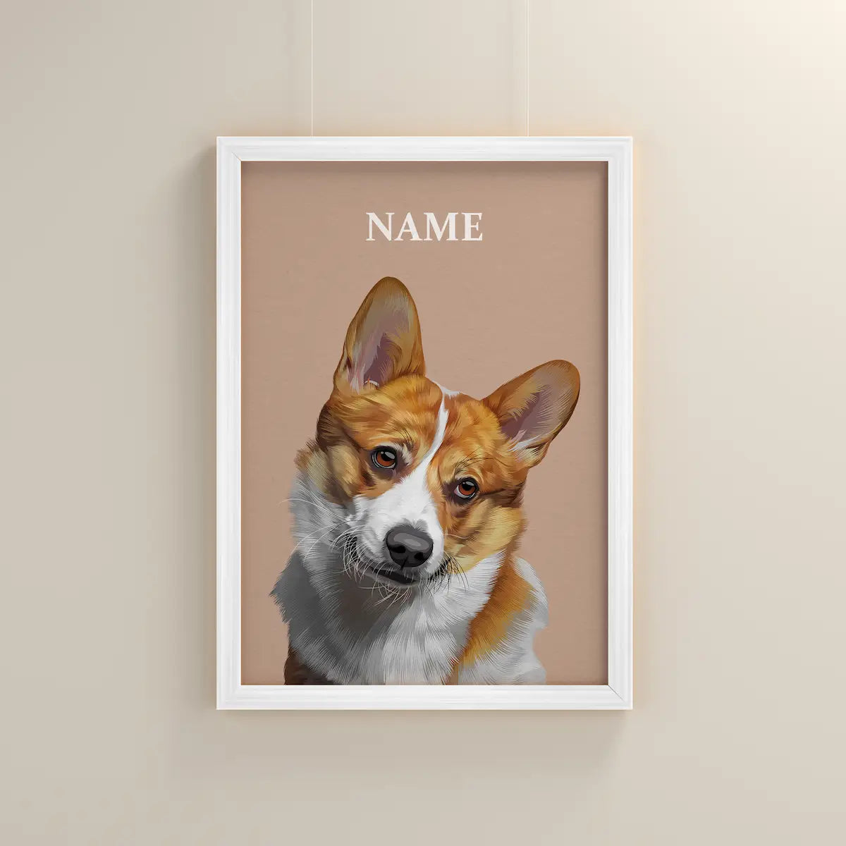 Custom Modern Pet Portrait (Gift)