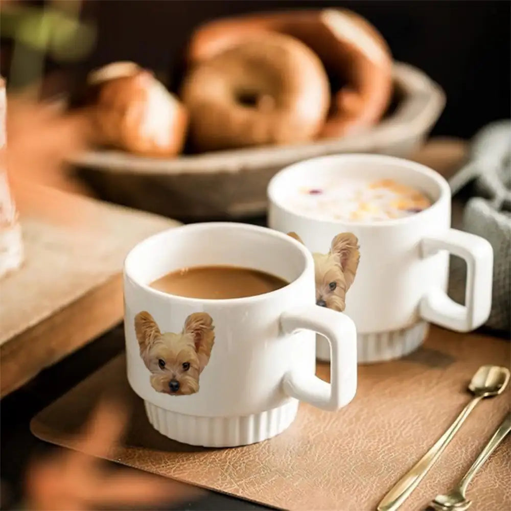 Custom Ceramic Coffee mug with a Coaster