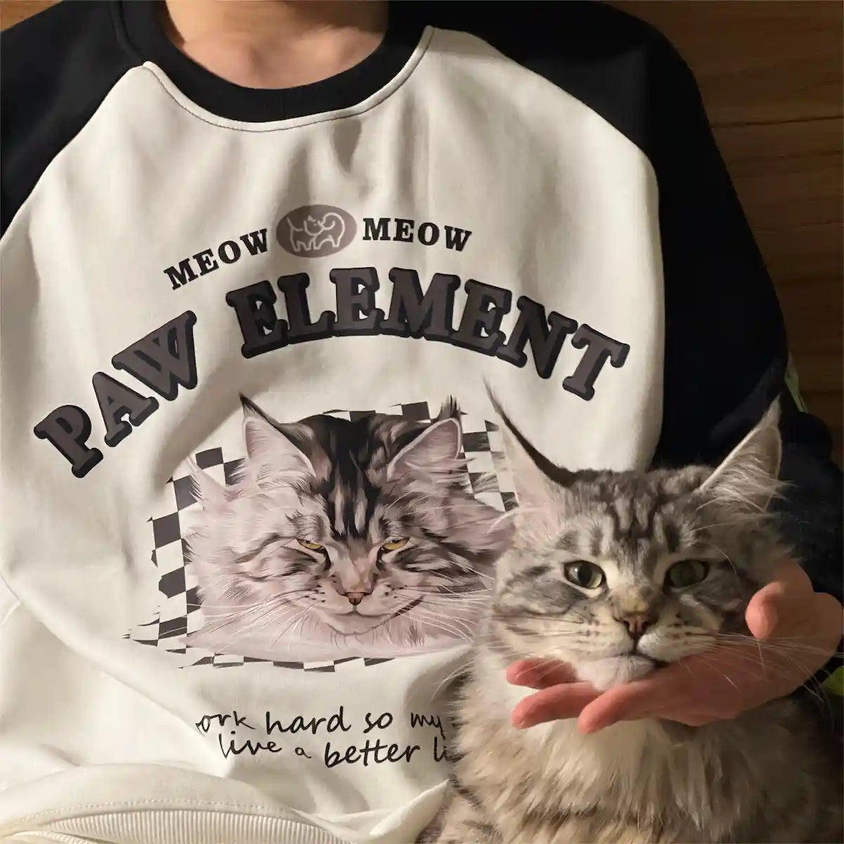 Letter & Hand-drawn Pet Portraits Sweatshirt